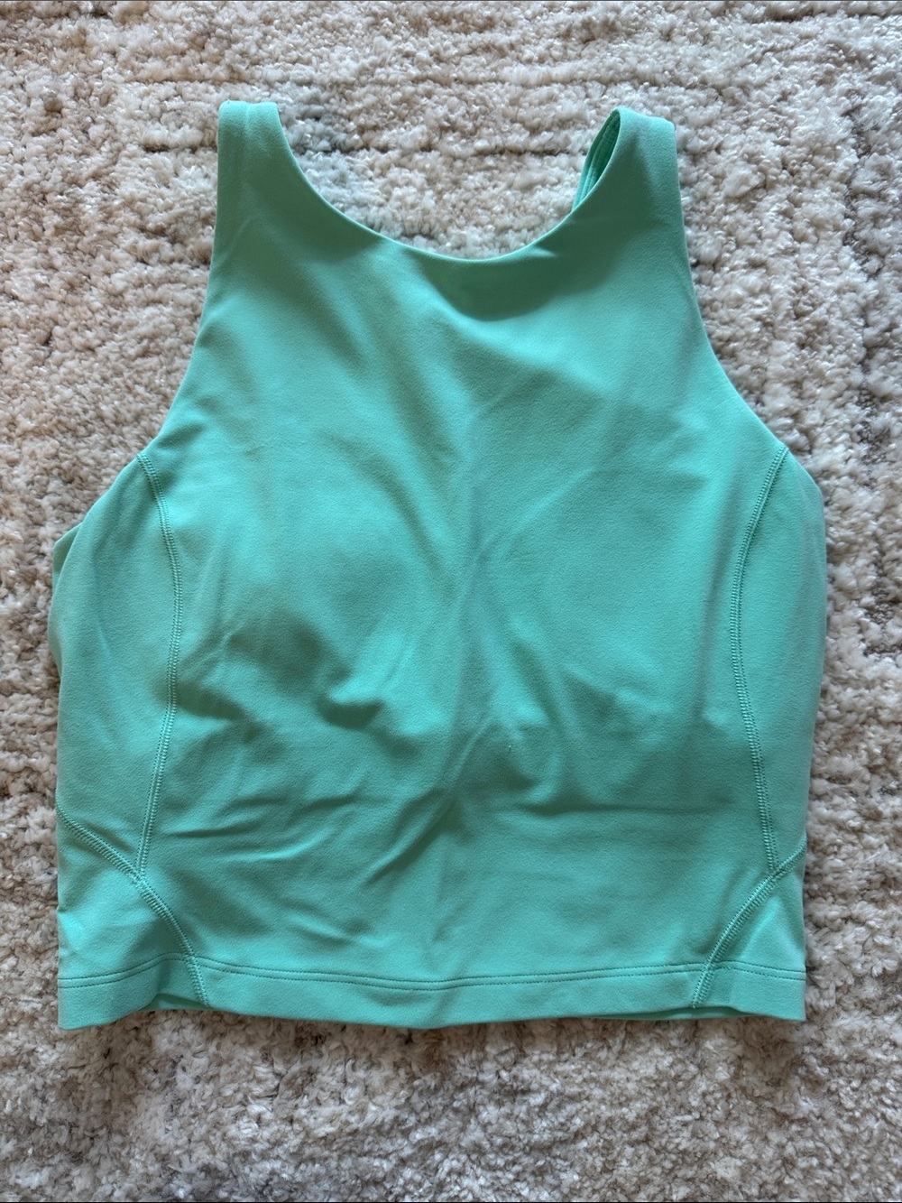 Mint Green lululemon high neck align top